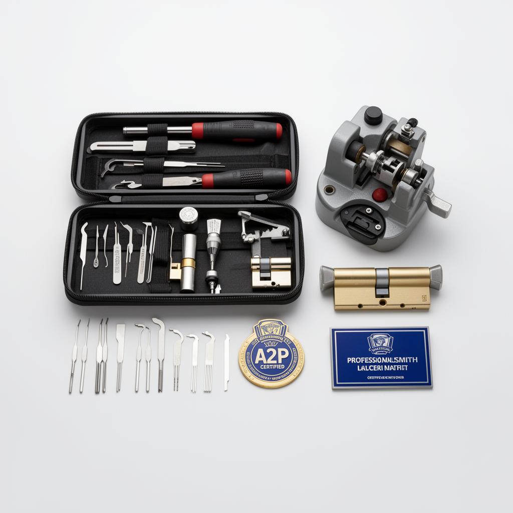 Outils professionnels de serrurier certifié A2P — kit de crochetage et cylindre haute sécurité
